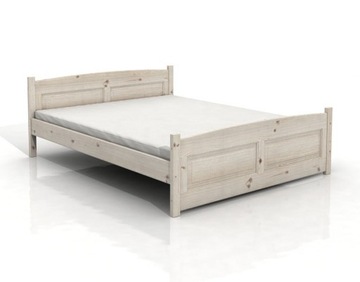 DSI-meble: Drewniane Łóżko ONYKS 180x200 Białe