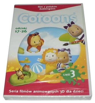 DVD - Cotoons - część 3 - odc. 17-26 -FOLIA !!!