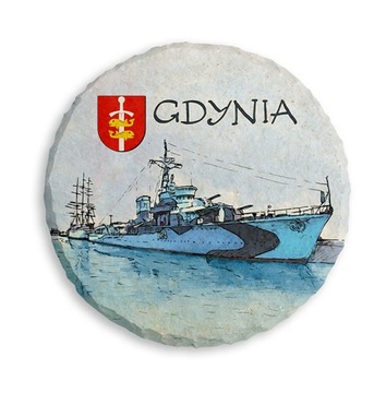 Magnes na lodówkę kamień naturalny GDYNIA 333 M