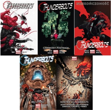 THUNDERBOLTS Tom 1-5 zestaw Marvel Now! NOWE folia