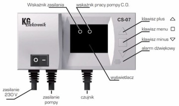 CS07 КОНТРОЛЛЕР НАСОСА **ЗВУКОВАЯ СИГНАЛИЗАЦИЯ** НОВИНКА