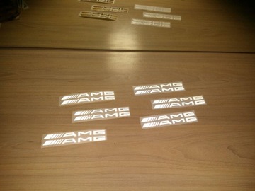 Наклейка на суппорт Mercedes AMG, ЗАДНИЙ отражатель