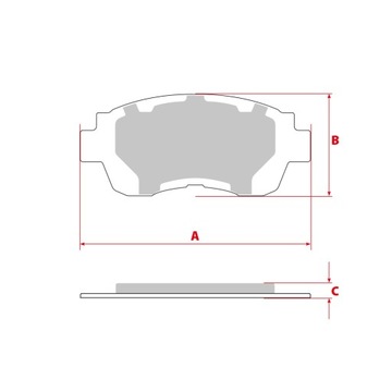 ЗАДНИЕ КОЛОДКИ HYUNDAI ACCENT i20 i30 ix20 ix35 TUCSON