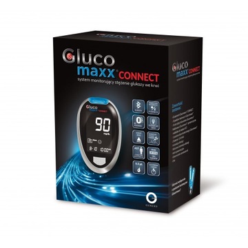 Glukometr Glucomaxx Connect 10paski 10lacenty nakł