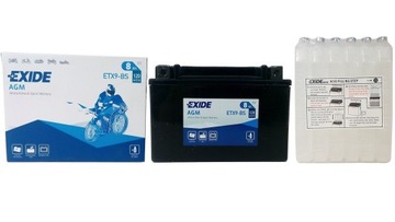 АККУМУЛЯТОР EXIDE BIKE ДЛЯ МОТОЦИКЛА 12 В 8 Ач 120 А YTX9-BS ETX9-BS НОВАЯ МОДЕЛЬ