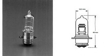 ŻARÓWKA HALOGENOWA H6M 12V 35/35W P15D-25-1