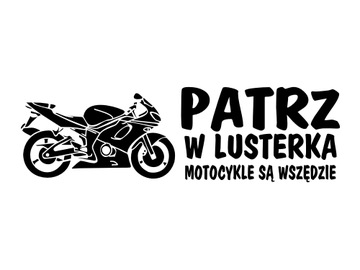 Naklejka Patrz w lusterka skutery są wszędzie 4