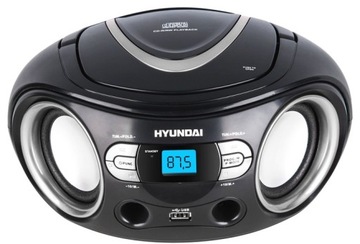 РАДИО БУМБОКС-ПЛЕЕР HYUNDAI USB CD MP3 AUX FM ЧЕРНЫЙ