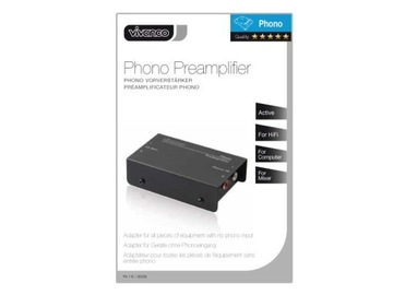 Przedwzmacniacz Gramofonowy VIVANCO PA115 PRE AMP PHONO Jakość Sklep W-wa