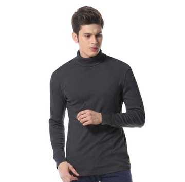 Elegancki golf sweter męski AREK swetry XXL stalow