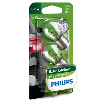 Лампы Philips P21W LongLife EcoVision 3xLife