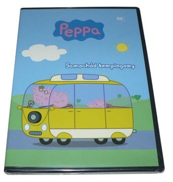 VCD - Świnka Peppa - Samochód kempingowy -FOLIA !