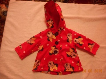 Kurteczka przeciwdeszczowa Myszka Minnie r. 56/62