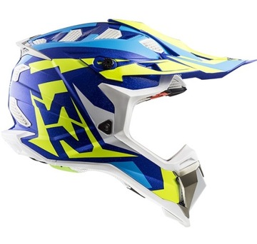 KASK LS2 MX470 SUBVERTER NIMBLE WHITE BLUE YELL XS