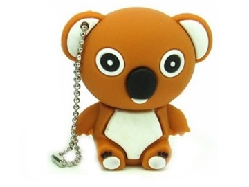 PENDRIVE USB 32 GB MIŚ KOALA BRĄZOWY MISIU +BRELOK