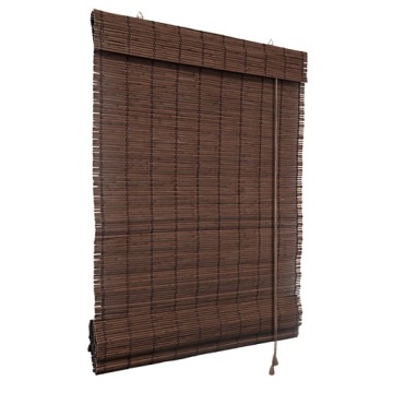 Римская штора бамбуковая оконная 80x160 см DARK ORANGE