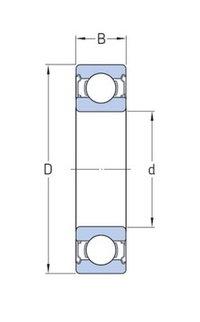 Подшипник MR 52 ZZ EZO 2x5x2,5