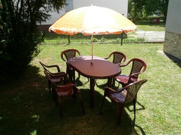 Bordowy Garden Furniture Set 6+1 Стол Стол Андрелла