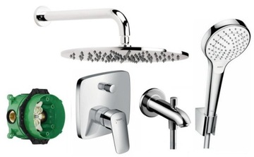 фото ориг. №9, Bathtub faucet hidden hansgrohe logis chrome