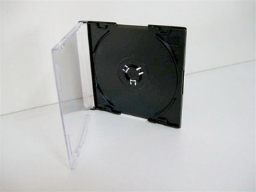 Pudełka CD x 1 na MINI płytki 8cm 25 szt czarne