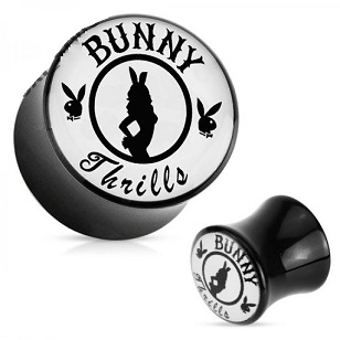 TUNELE PLUGI AKRYLOWY PLUG TUNEL 8 mm PLAYBOY