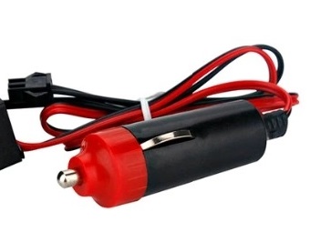 INVERTER 12V PRZETWORNICA DO ŚWIATŁOWODU EL WIRE