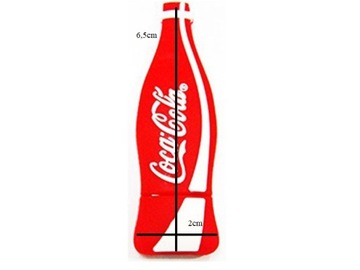 PENDRIVE 16GB USB BUTELKA COCA COLA CZERWONY BIAŁY