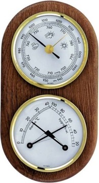 Barometr termometr w drewnianej obudowie Germany