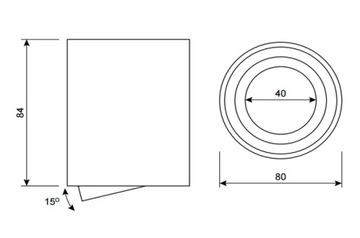 SET MOVABLE LED 2W светильник накладной, белый