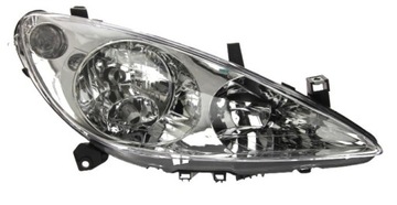 REFLEKTOR Lampa PEUGEOT 307 01-05 z halogen+SILNIK