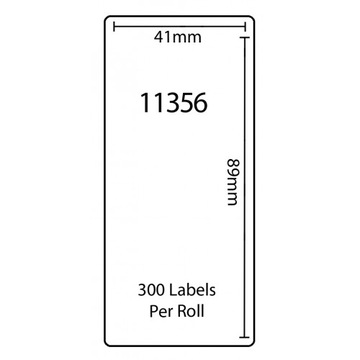 ЭТИКЕТКИ 41x89 S0722560 для DYMO 11356 89x41 300шт.