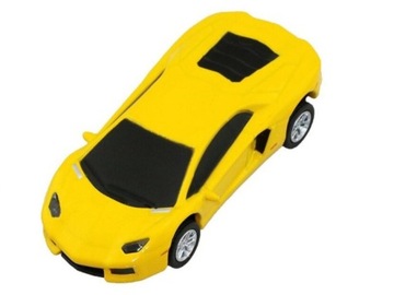 USB-ПЕРЕДНИК 64 ГБ LAMBO CAR ЖЕЛТЫЙ AUTO CAR