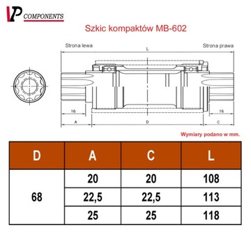 ISIS DRIVE MB-602 118 мм каретка кассета