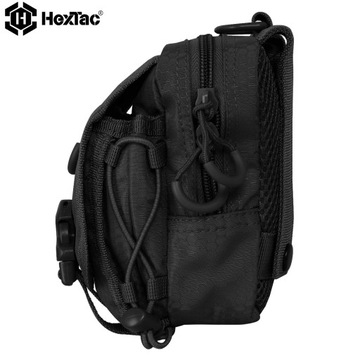 Сумка HEXTAC BELT MOLLE POUCH MIL-TEC POCKET, ЧЕРНЫЙ