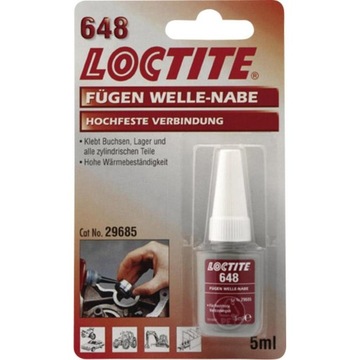 Loctite 648 5ml KLEJ DO OSADZANIA MOCOWANIA MOCNY