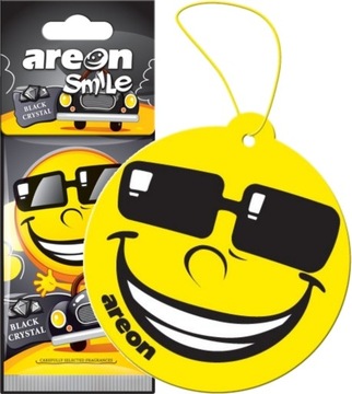 Areon Smile Dry Black Crystal zawieszka 10 szt