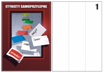 ETYKIETY SAMOPRZYLEPNE NAKLEJKI A4 EP3478 A