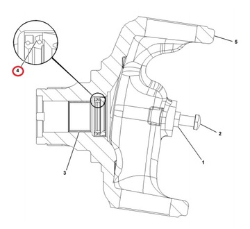 УПЛОТНИТЕЛЬ КОРОТКОГО ВАЛА CAT 428E 428F 4431363