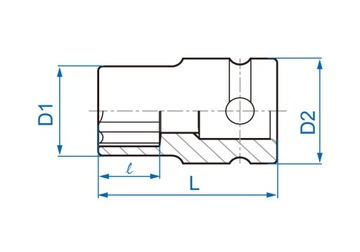 УДАРНАЯ ГОЛОВКА E30 3/4 ДЮЙМА ВНУТРЕННИЙ TORX KINGTONS