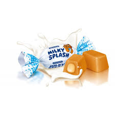 КОНФЕТЫ ROSHEN MILKY SPLASH, СТАКАН МОЛОКА 1КГ