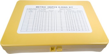 Комплект уплотнительных колец, комплект уплотнительных колец, метрические, 386 шт.