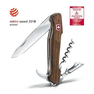 Victorinox 0.9701.63, Карманный нож Wine Master Wood с футляром, орех