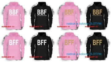 Bluza z kapturem BFF SISTERS dla PRZYJACIÓŁEK L