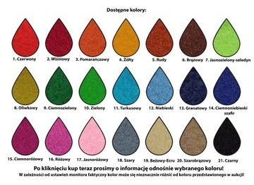 Podkładka filcowa pod kubek serce walentynki!