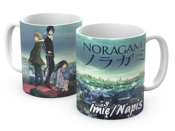 KUBEK anime manga Noragami 330ml + imię napis