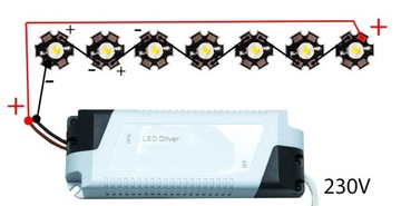 DRIVER LED 7Вт 300мА 12-25В источник питания 4-7Вт