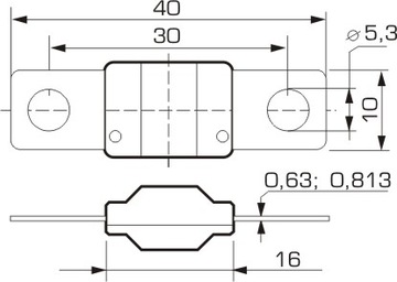 АВТОМОБИЛЬНЫЙ ПРЕДОХРАНИТЕЛЬ MIDI VAL MIDIVAL 125A MTA