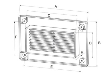 AWENTA окончание плоского швеллера 75x150 ГРАФИТ