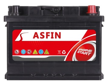 Аккумулятор ASFIN 12В 80Ач 730А (EN) P+ AUDI,BMW