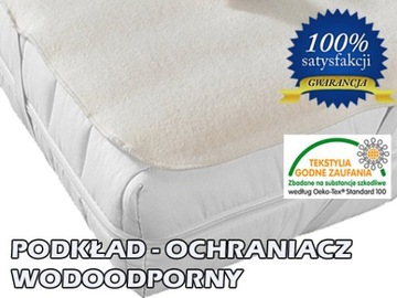 Ochraniacz WODOODPORNY na materac 120/200 PODKŁAD